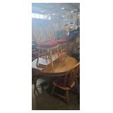 Round top rolling pedestal dinning table with
