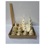 Ceramic Christmas Tree S&P, Napkin Rings and