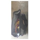 Tough built tool bag with gfci outlets , power