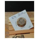 1945 MERCURY DIME 90% SILVERIN GREAT SHAPE