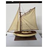 Vintage Authentic Models 1930s Classic Yacht