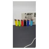 Lot of 6 new big lighters