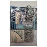 Shower liner, curtain, & hooks