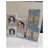 Enesco 6 precious moments figurines in box with