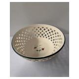 Pfaltzgraff Winterberry Open Weave Bread Basket