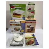 Food saver meal containers, jar sealers, designer