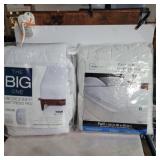 2 mattress covers twin and full size
