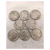 Indian/ Buffalo Head nickels mixed years