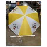 Malibu Rum adjustable outdoor table flag