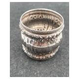 Silver napkin ring Marked Sterling .870oz