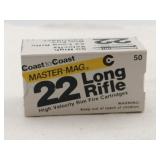 Coast to Coast Master mag 22LR 50 rounds