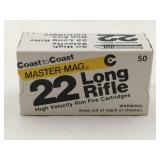 Coast to Coast Master mag 22LR 50 rounds