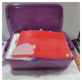 Plastic cross-stitch canvases and other