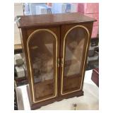 Table top jewelry armoire ~17"