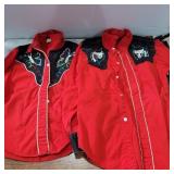 Sz6&10 vintage embroidery shirts