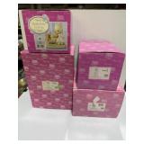 4 Enesco Precious moments caring, loving, and