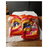 2 BAGS OF TIDE LAUNDRY SOAPWITH DOWNY ,EACH BAG