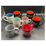 Variety of quilting & sewing coffee mugs