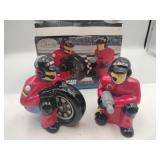 NASCAR pit crew salt and pepper shakers