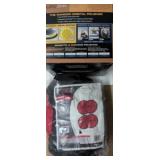 4 New Tire Covers & used polisher in original box