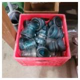 Insulators milk crate full