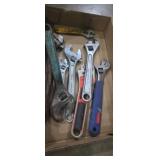 Various brands adjustable wrenchs