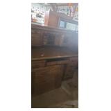Post master Roll top desk with keys and lots of