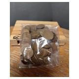 BAG OF OVER 100 VERY OLD WHEAT PENNIESRANDOM