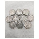 10  1956 ,1959 dimes