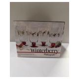 Pfaltzgraff Winterberry Set of 4 Water Goblets