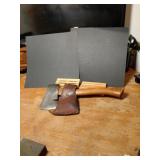 E.C.SIMMONS KEEN KUTTER AXE WITH ORIGINAL LEATHER