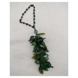 Greenleaf beaded cluster bangle charm