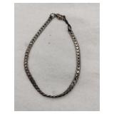 Silver length bracelet marked 925.160oz