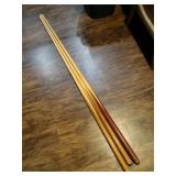 3 Jay Orner billiard pool sticks 15 ,16 and 19 oz