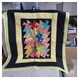 Hand made quilted square 35in x29in