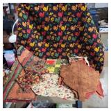 Hand made quilted fall tablecloth, runners ,