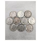 10 1950s and 1960s dimes