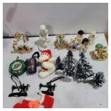 Cherish teddies, ornaments, trees