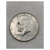 1967 Kennedy half dollar