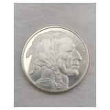Indian /buffalo .999  fine silver 1 oz round