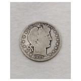 1906 Barber half dollar