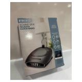 Homedics sound spa projection clock radio in