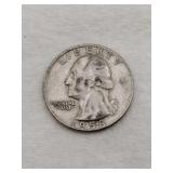1958 quarter dollar