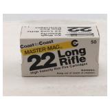 Coast to Coast Master mag 22LR 50 rounds