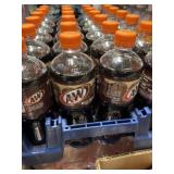 24 A&W root beer 20 ounce bottles