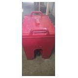Cambro red 11.5g drink dispenser