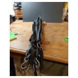 15 RUBBER TARP STRAPS WITH HOOKS ON BOTH ENDS