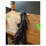 15 RUBBER TARP STRAPS WITH HOOKS ON BOTH ENDS