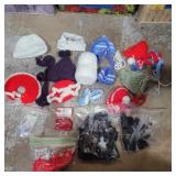 Crochet crafts small hats and scraves