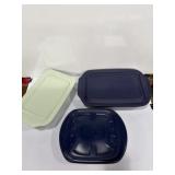 3 Pyrex, anchor 11, 16 & 13 inch casserole dishes
